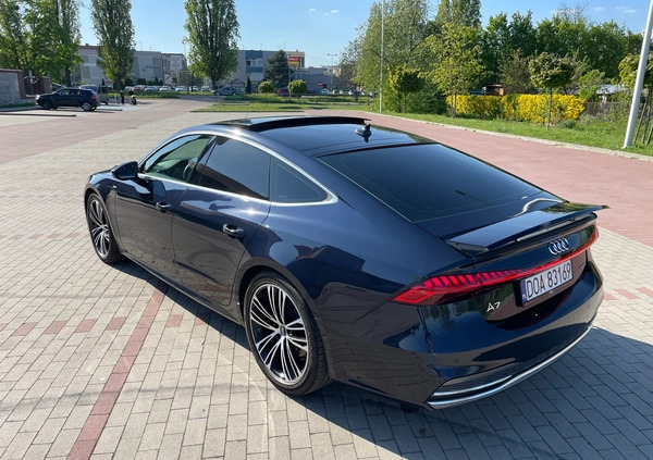 Audi A7 cena 209000 przebieg: 31000, rok produkcji 2019 z Wrocław małe 742